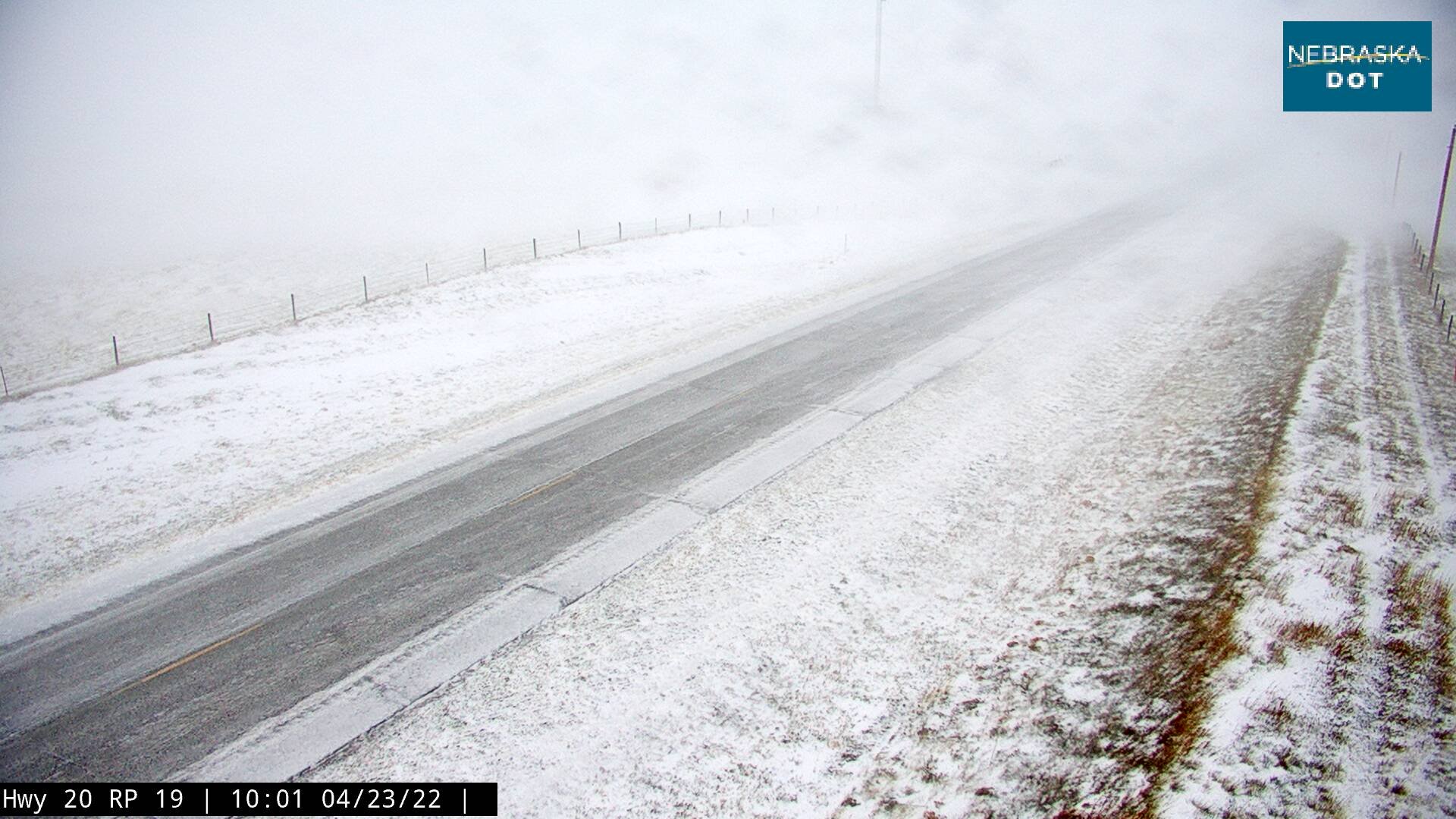 Winter driving conditions forcing road closures in Nebraska Panhandle