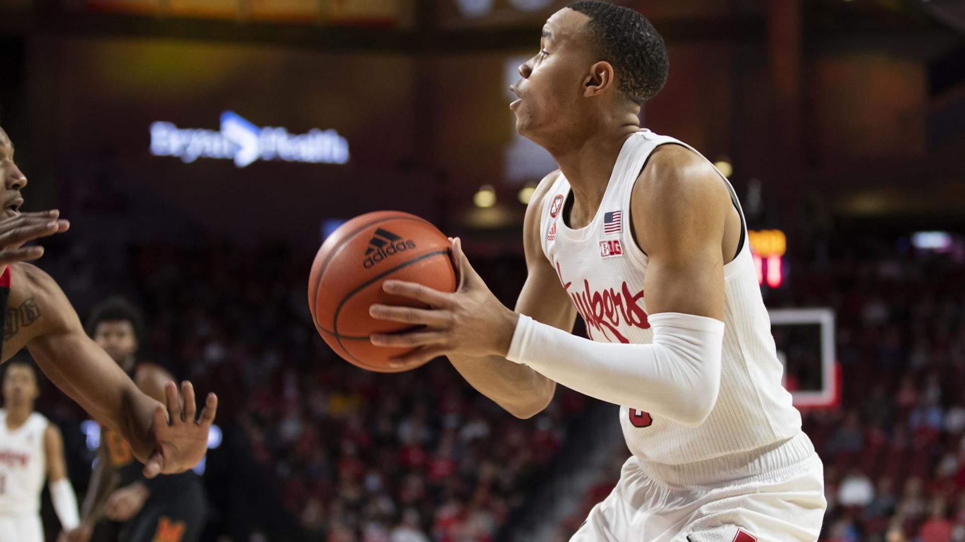 Bryce McGowens led Nebraska with 26 points, his sixth game this season with 25-or-more points.