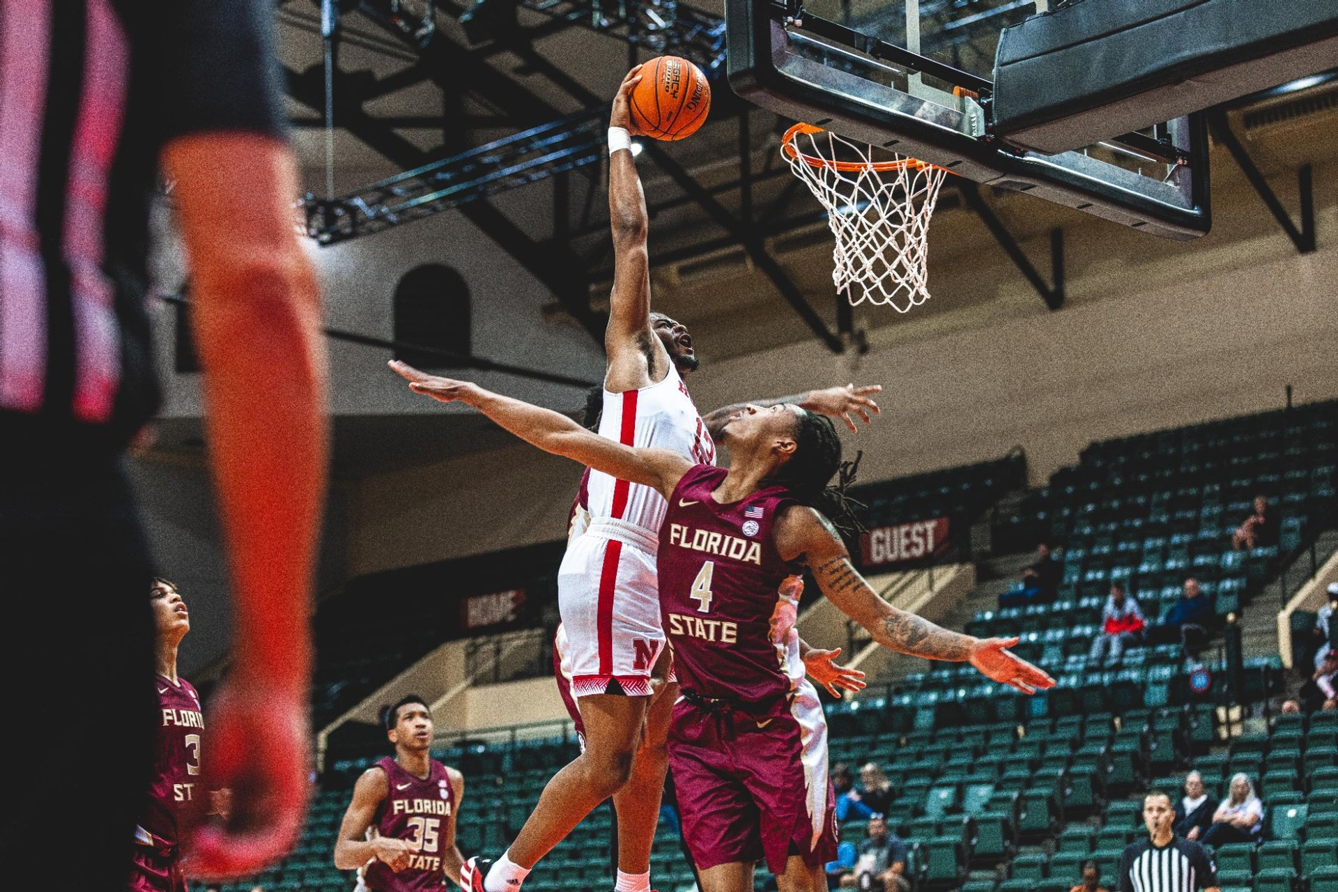 Derrick Walker had 20 points and 13 rebounds in the win over Florida State.