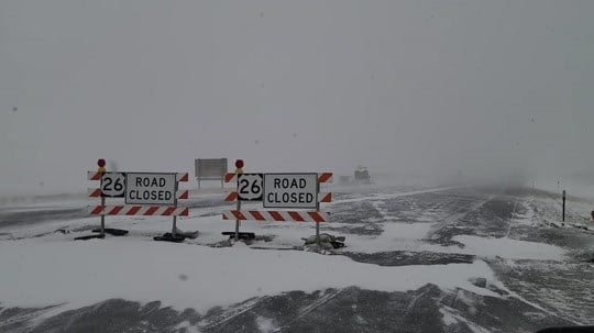 Winter storm affecting Nebraska in different ways