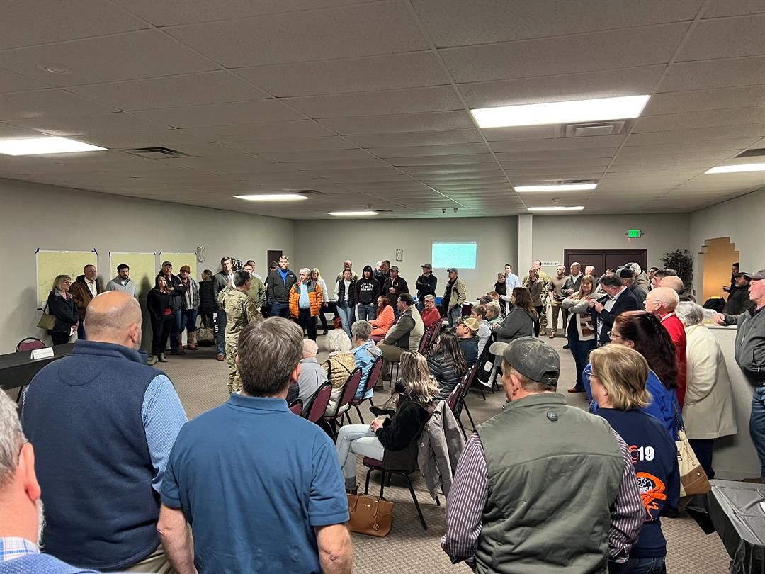 Air Force town hall draws a large crowd as Kimball residents learn of