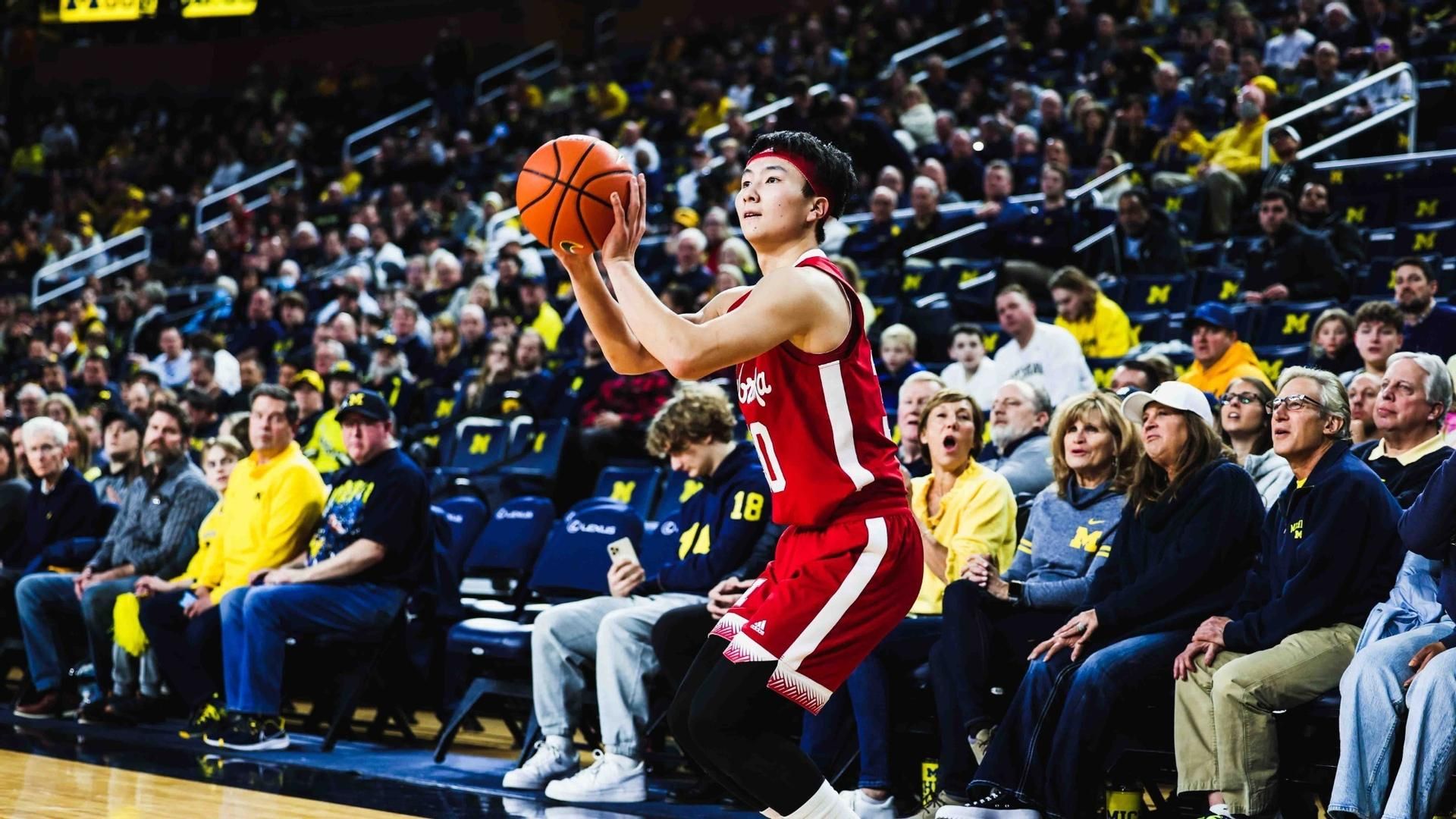 Keisei Tominaga had a game-high 24 points in the loss to Michigan.