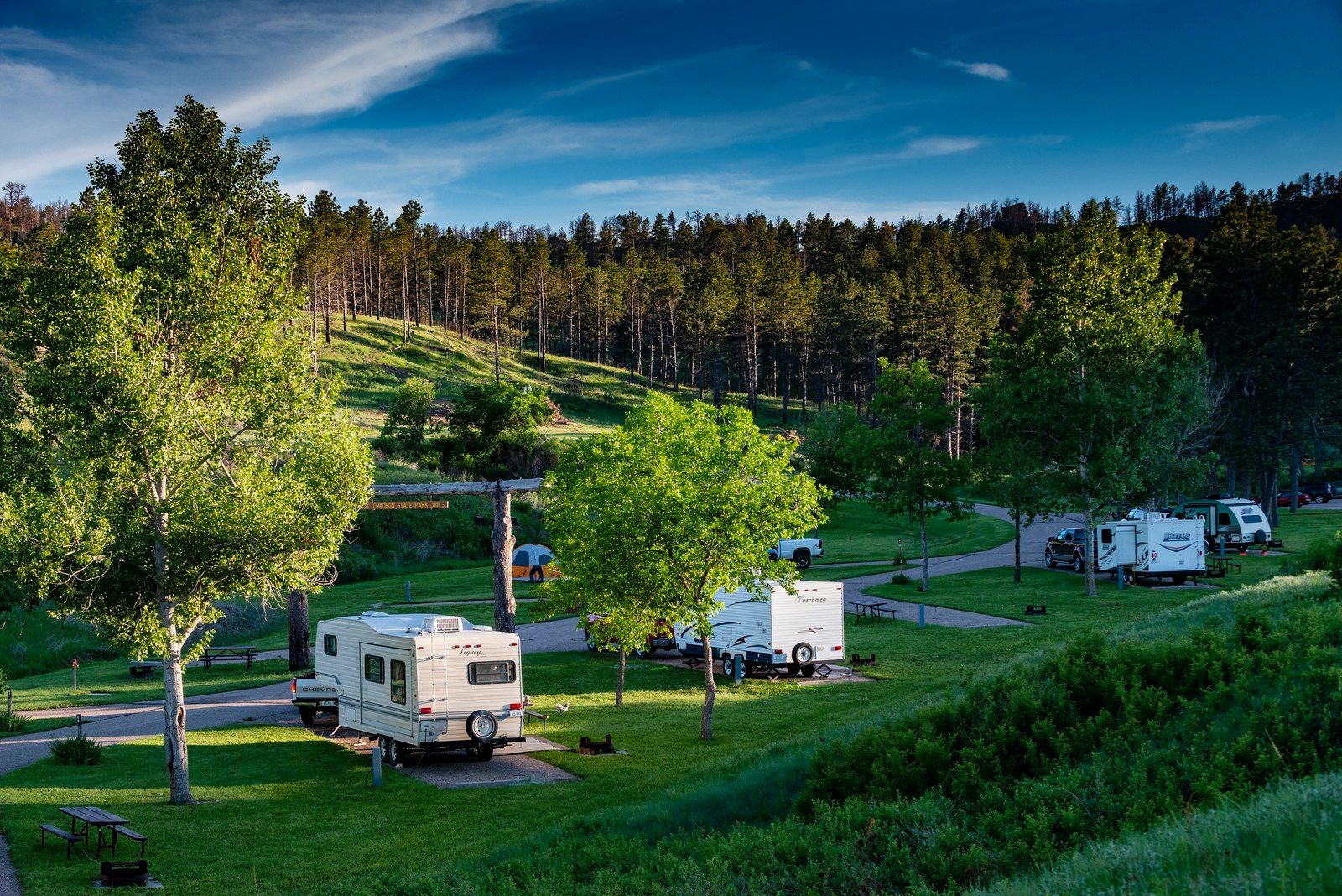 Every paved campsite at Chadron State Park will soon be able to supply campers with 50-amp electricity.