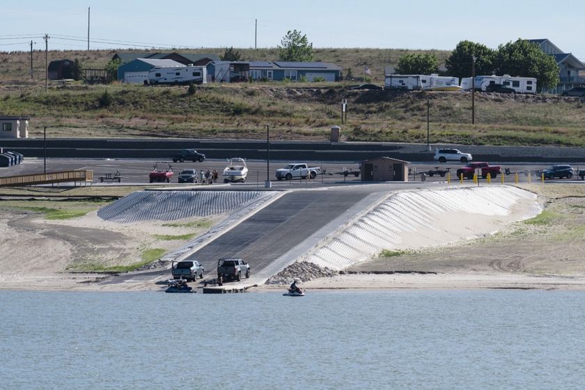 A $3.5 million boating access project at Lake McConaughy State Recreation Area provided several improvements at Martin Bay, including an upgrade to the high-water boat ramp, which now has an 11% grade, compared to 3.5% before the project.