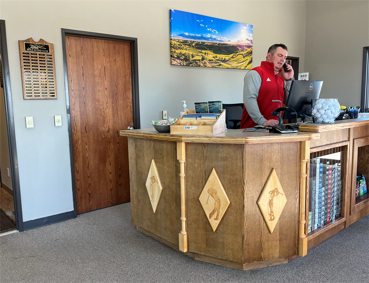 Lance Juelfs recently remodeled the Golf Shop at Hillside Golf Course.