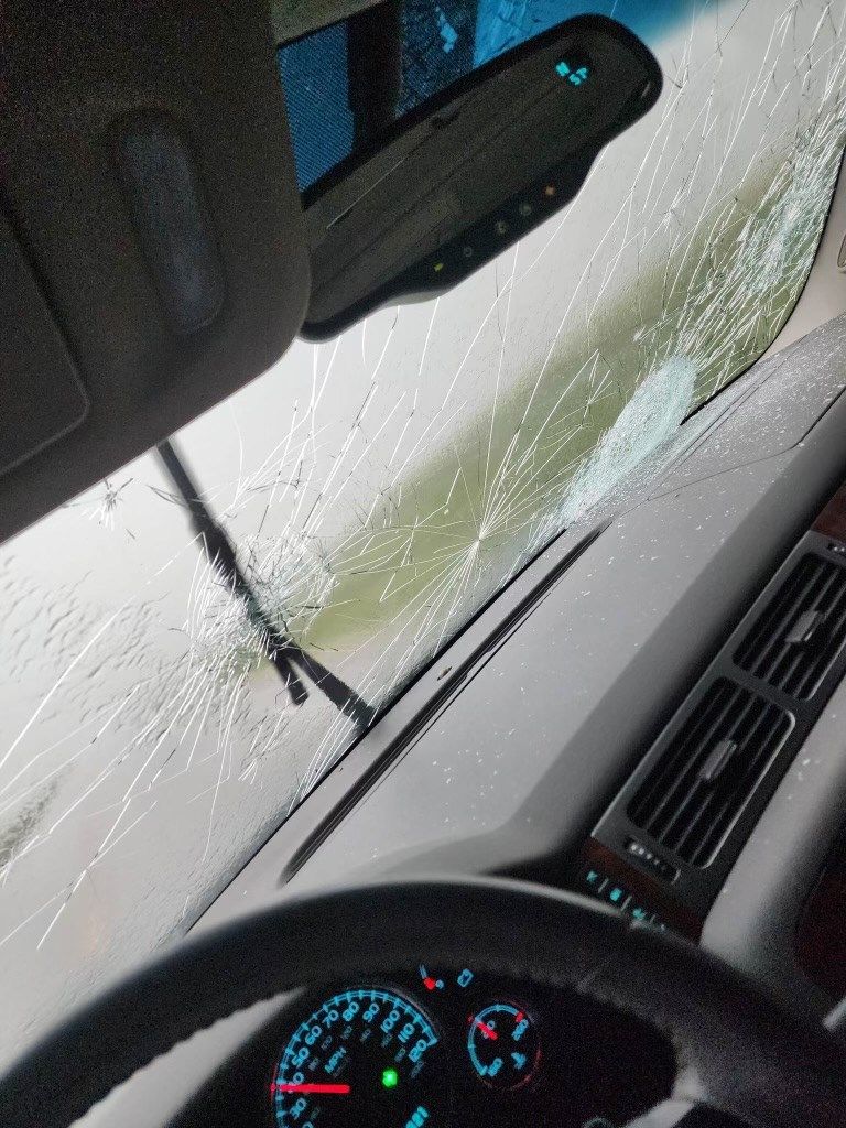 Storm damage near Lorenzo