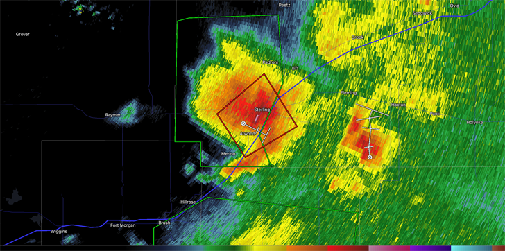 Tornado warning includes Sterling, Colorado RIVER COUNTRY NEWS