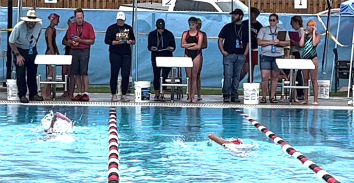 Sidney's medal swim meet July 8 included a relay benefiting the Kaleb Cerenil family. About $1,100 was raised at the event.