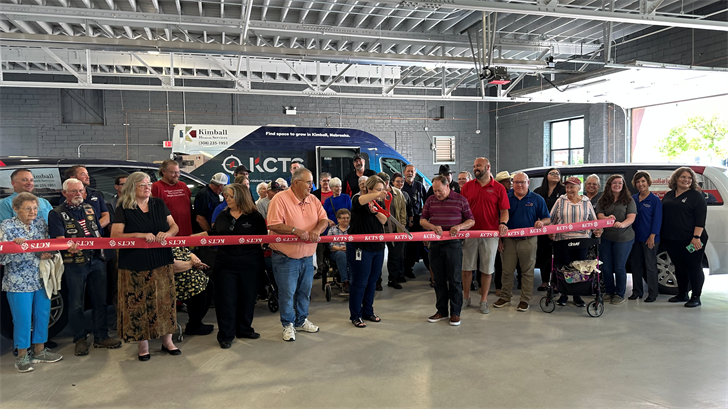 Kimball County Transportation Service held a ribbon cutting July 12 in Kimball.