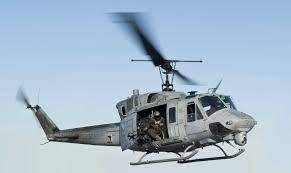 A UH-1N helicopter similar to the one involved in today's incident
