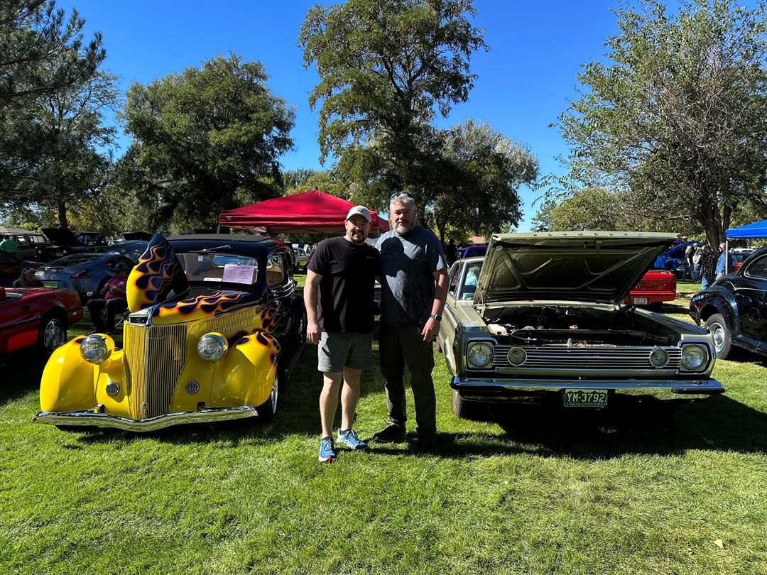 Oktoberfest car show draws 144 registrations, including father and son