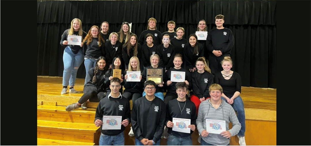 The Potter-Dix One-Act team has qualified for State.