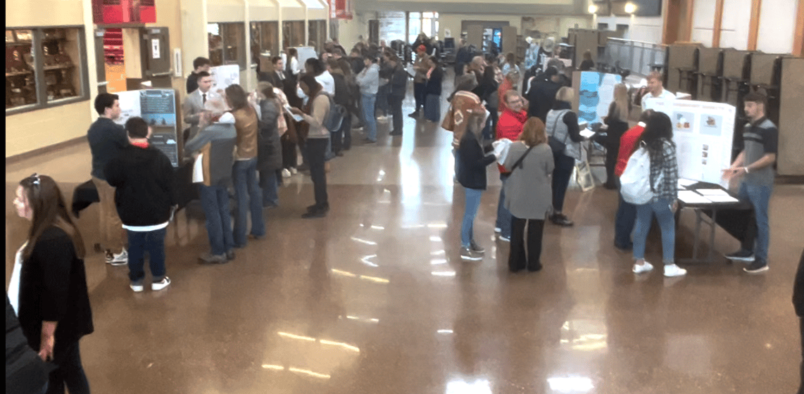 The Youth Entrepreneurship Competition included a Trade Show where students promoted their businesses.