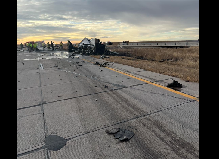 First responders called to truck accident near Iliff, Colo. PANHANDLE