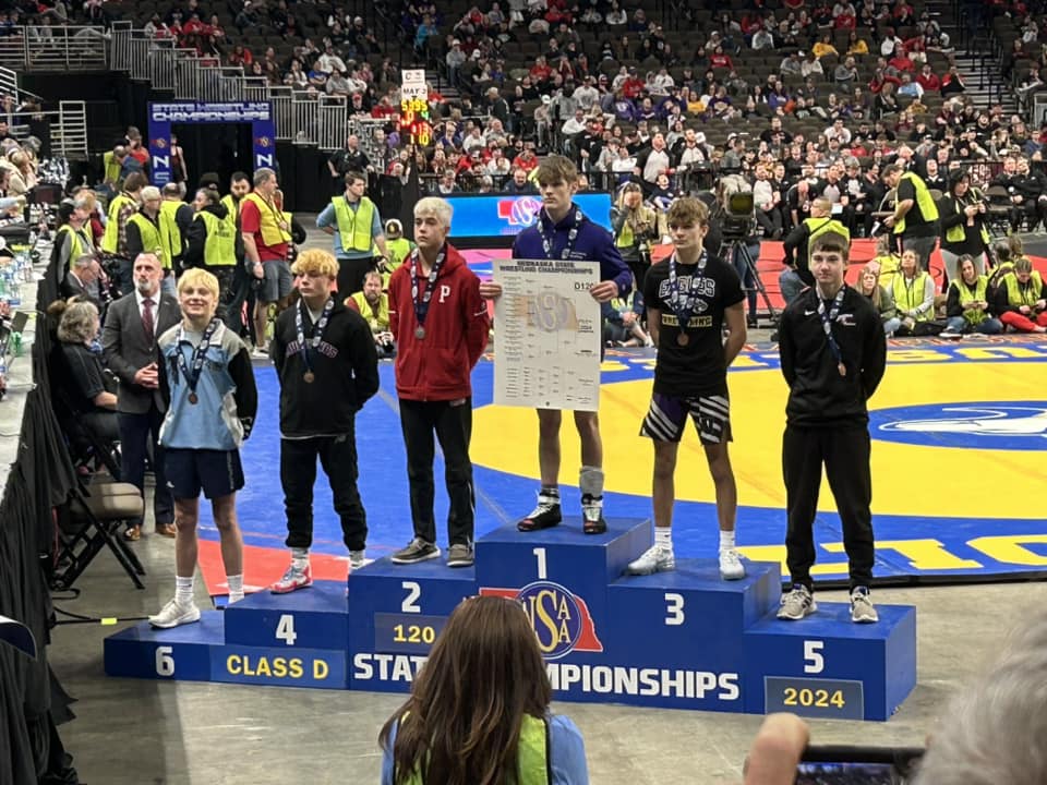 Garden County s Cable Larsen earns first state wrestling champio