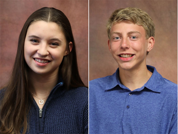 Deanna Horst (left) and Dru Weimer are recipients of the Nebraska Young Artist Awards.