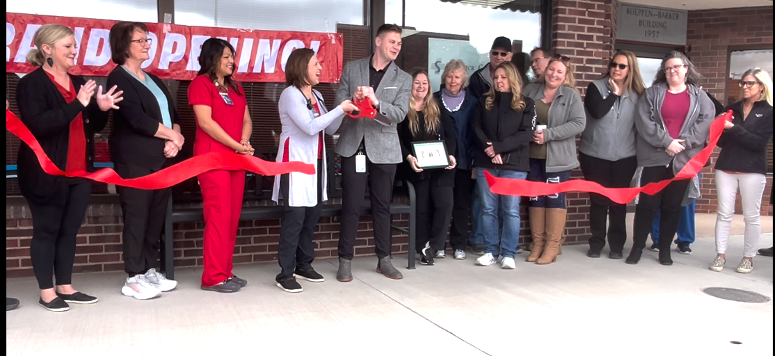The opening of Valley Medical Clinic in Chappell was celebrated this afternoon with a ribbon cutting and grand opening.