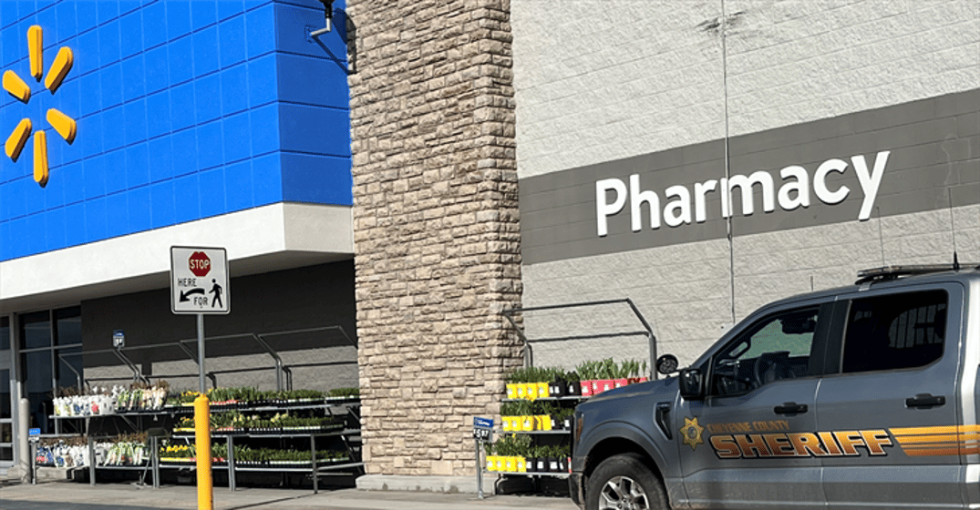 Authorities were dispatched to Walmart at about 2:12 p.m. today regarding a disturbance.