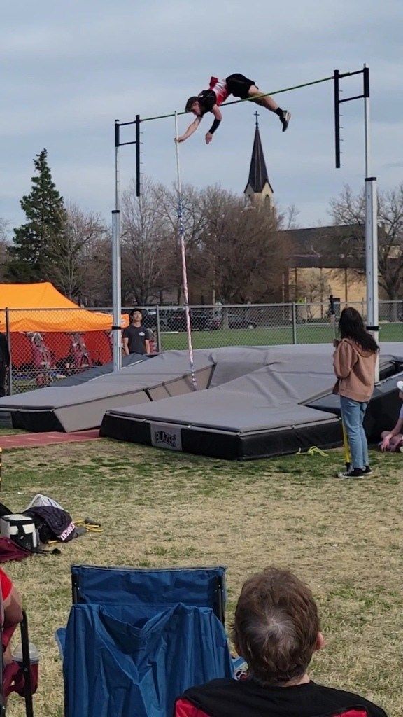 Pole Vaulting in the Best of the West 2024 tournament.