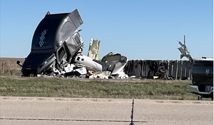 Authorities report one fatality when two semi-tractor-trailers collide ...