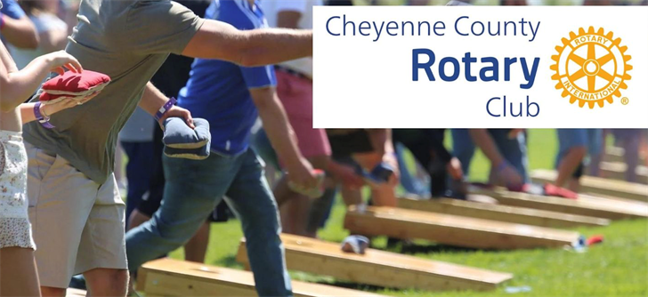 The Cheyenne County Rotary Club is hosting a cornhole tournament June 8 during Gold Rush Days.