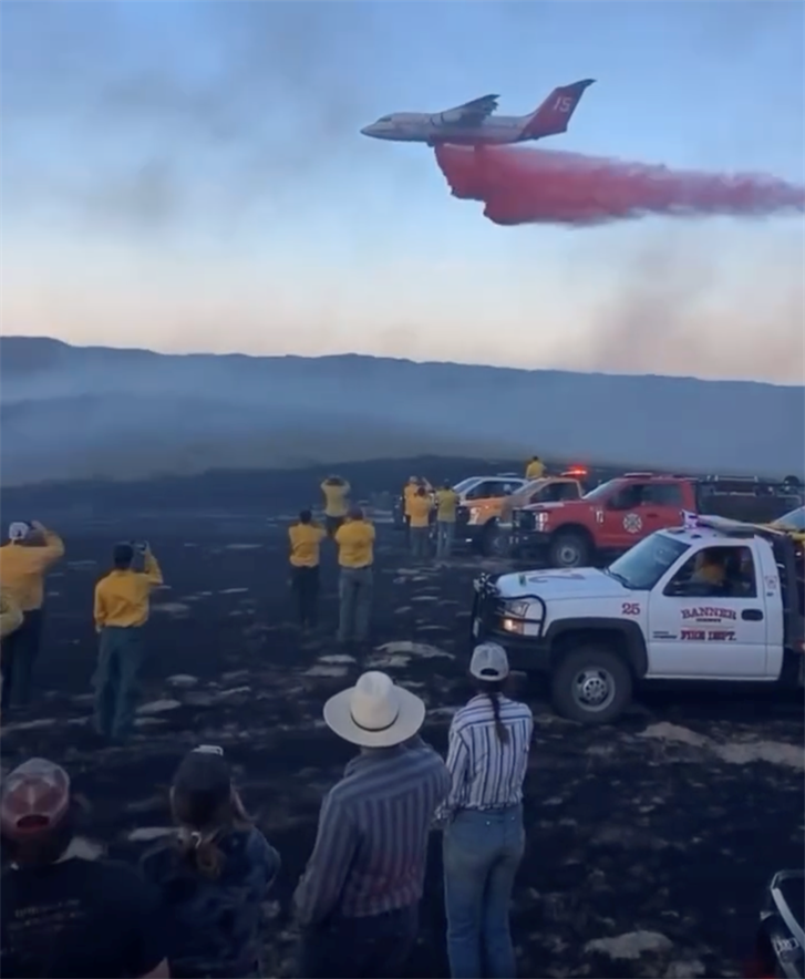 Grass fire near Alliance is 100 contained after burning thousands of