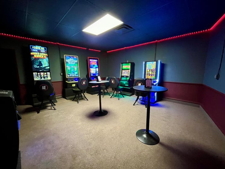 A new game room is now open in The Sagebrush.