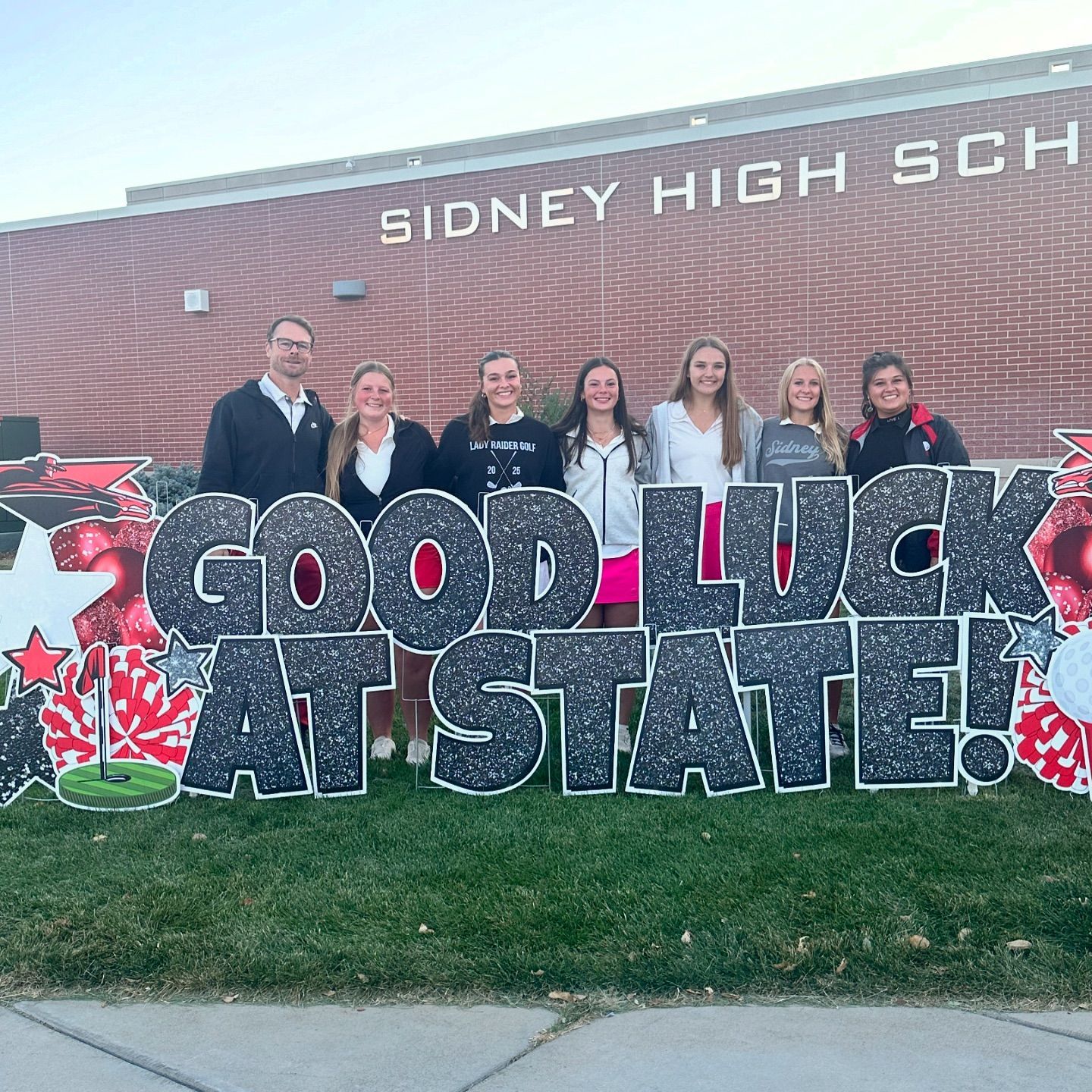 The Sidney High School girls golf team is competing in the Class B State Tournament in Gering.
