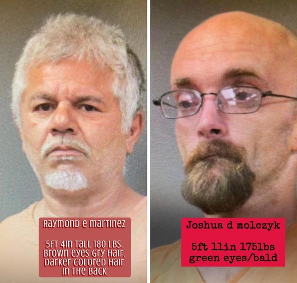 The Kimball Police Department has identified Raymond E. Martinez and Joshua D. Molczyk as two suspects in a recent vehicle theft.