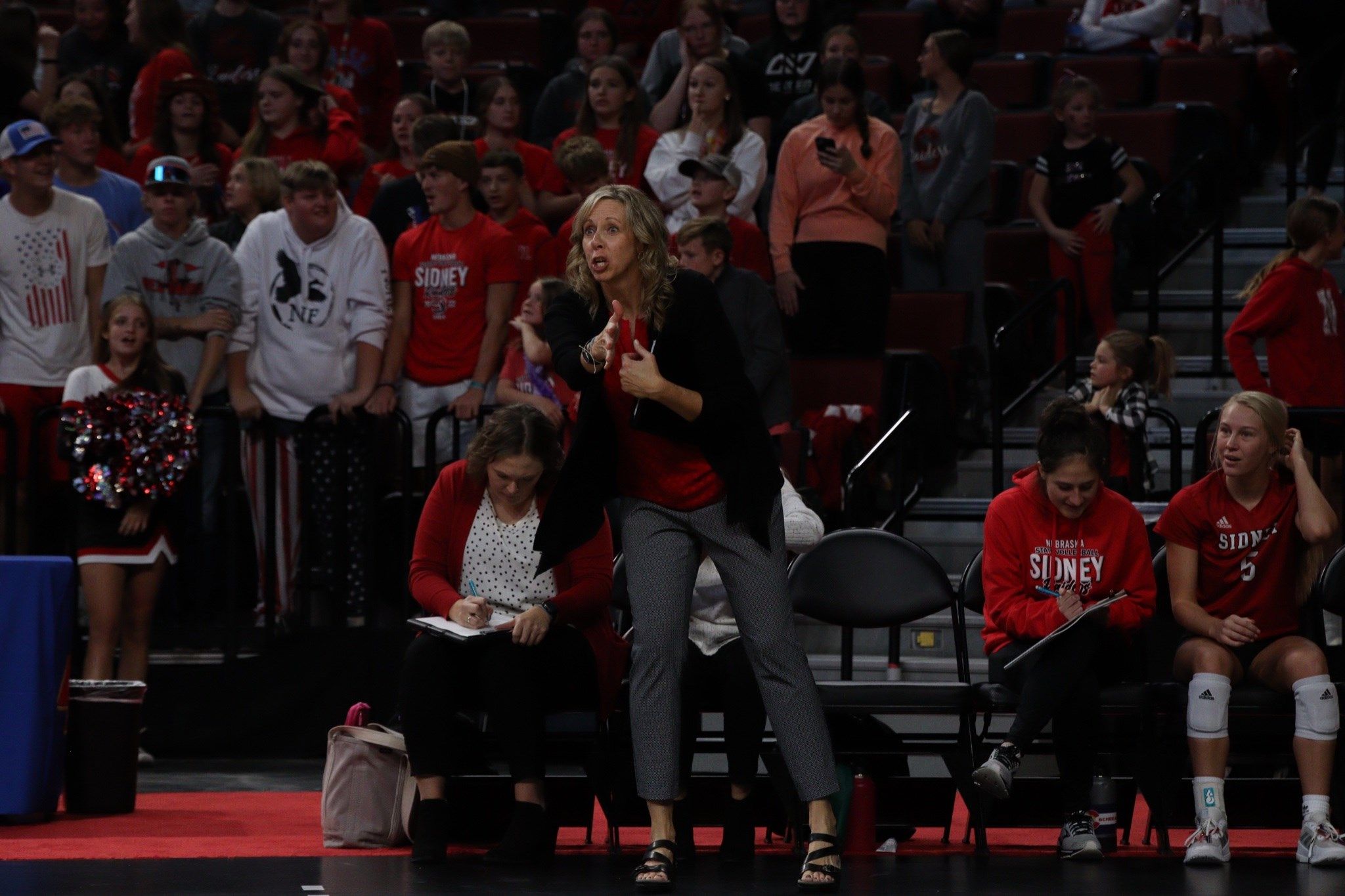 Former Sidney High School Volleyball Coach Julie Smith led the Lady Raiders to the NSAA Class B State Tournament in 2022.