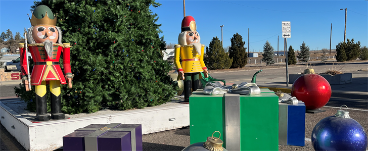 Work is underway for the December 7 Holiday in Hickory Parade of Lights event.