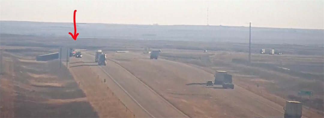 A driver was treated for non-life threatening injuries when the truck he was driving January 31 went off the road near Chappell.