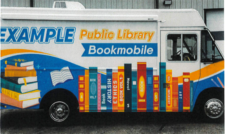 Pictured is an option for a newer Sidney bookmobile. The Sidney City Council April 8 approved purchasing a newer bookmobile.