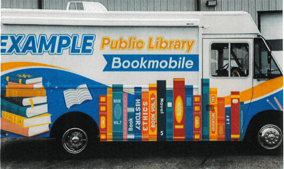Pictured is an option for a newer Sidney bookmobile. The Sidney City Council April 8 approved purchasing a newer bookmobile.