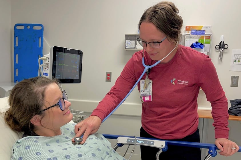 Whitney Smith was named the 2024 Kimball Health Services Employee of the Year.