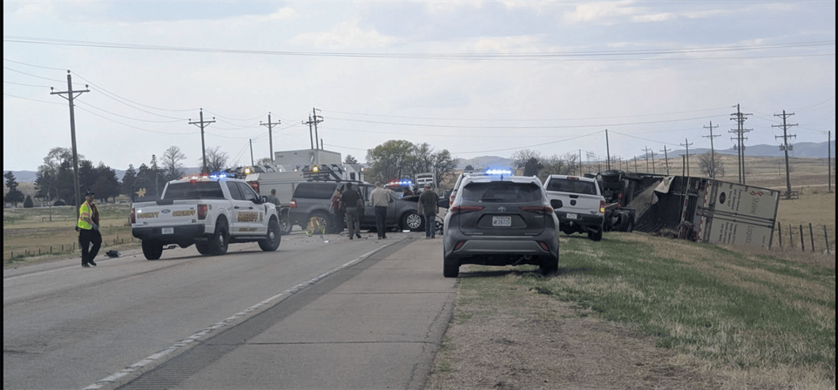 Highway 92/26 west of Bridgeport was closed as of 3:10 p.m. due to a head-on collision west of Bridgeport.