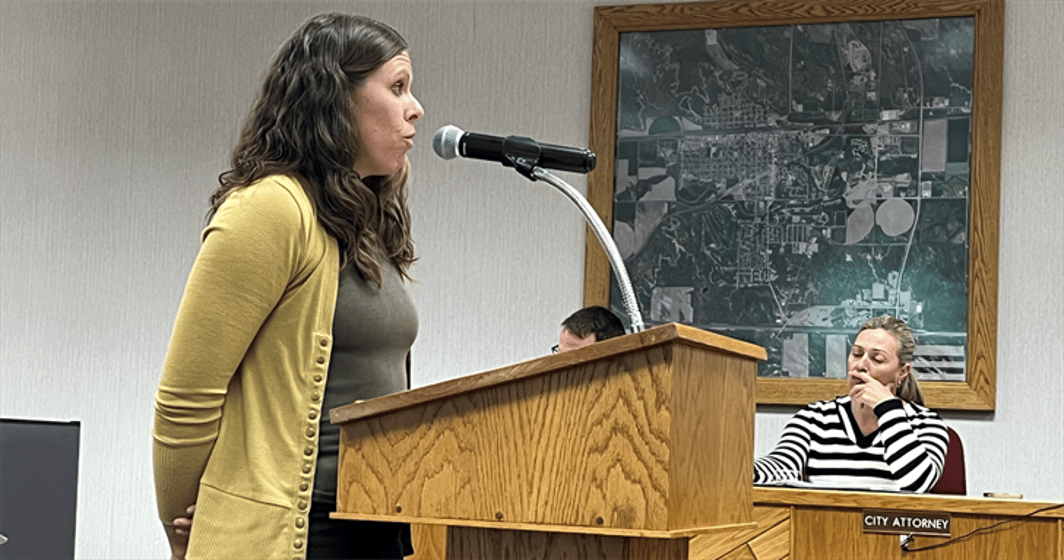 Melissa Norgard updated the Sidney City Council on the USDA Rural Business Development Grant Tuesday.