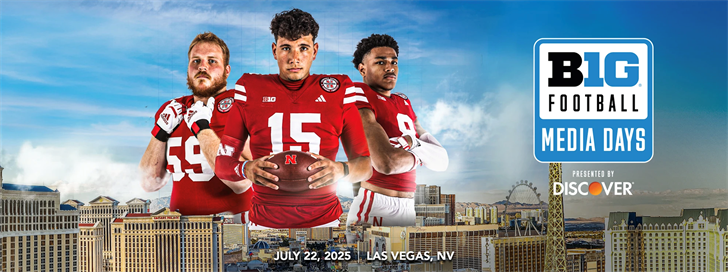 NU Notes: Husker Trio Announced for Big Ten Football Media Days