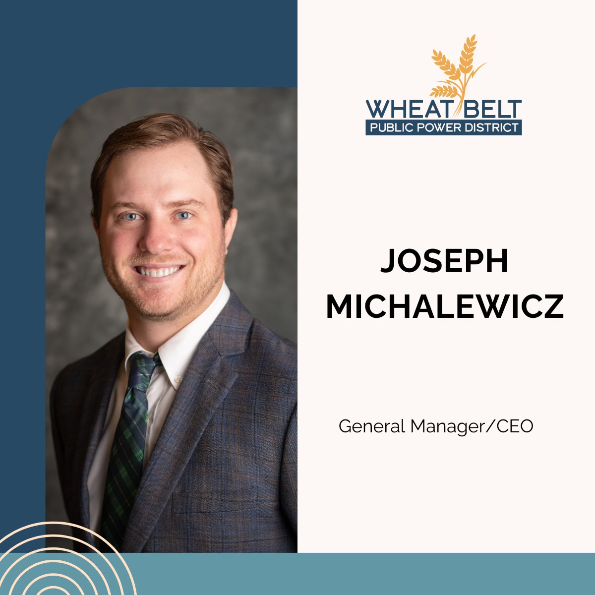 Joseph Michalewicz, Chief Executive Officer at Wheat Belt Public Power District