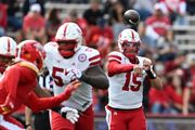 Raiola overcomes 3 interceptions, throws 4th TD with 1:08 left as Nebraska edges Maryland 34-31