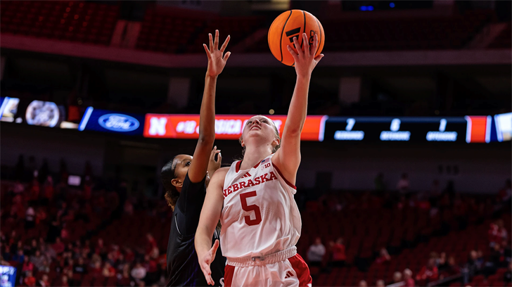 Johnson leads Huskers to 103-46 rout in season opener
