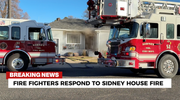Firefighters respond to house fire near Central Elementary in Sidney