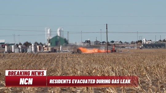 Gas fire reported at plant north of Sidney; evacuations underway