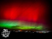 Northern lights dazzle skies across western Nebraska Tuesday night