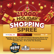 Bridgeport man wins $1,000 shopping spree through Sutton Home Gallery and 987 The Big Boy