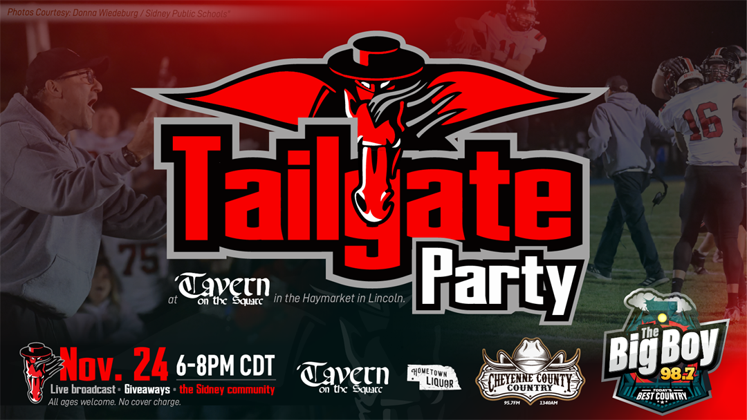 Sidney tailgate to feature free food, drinks, live music and giveaways in Lincoln
