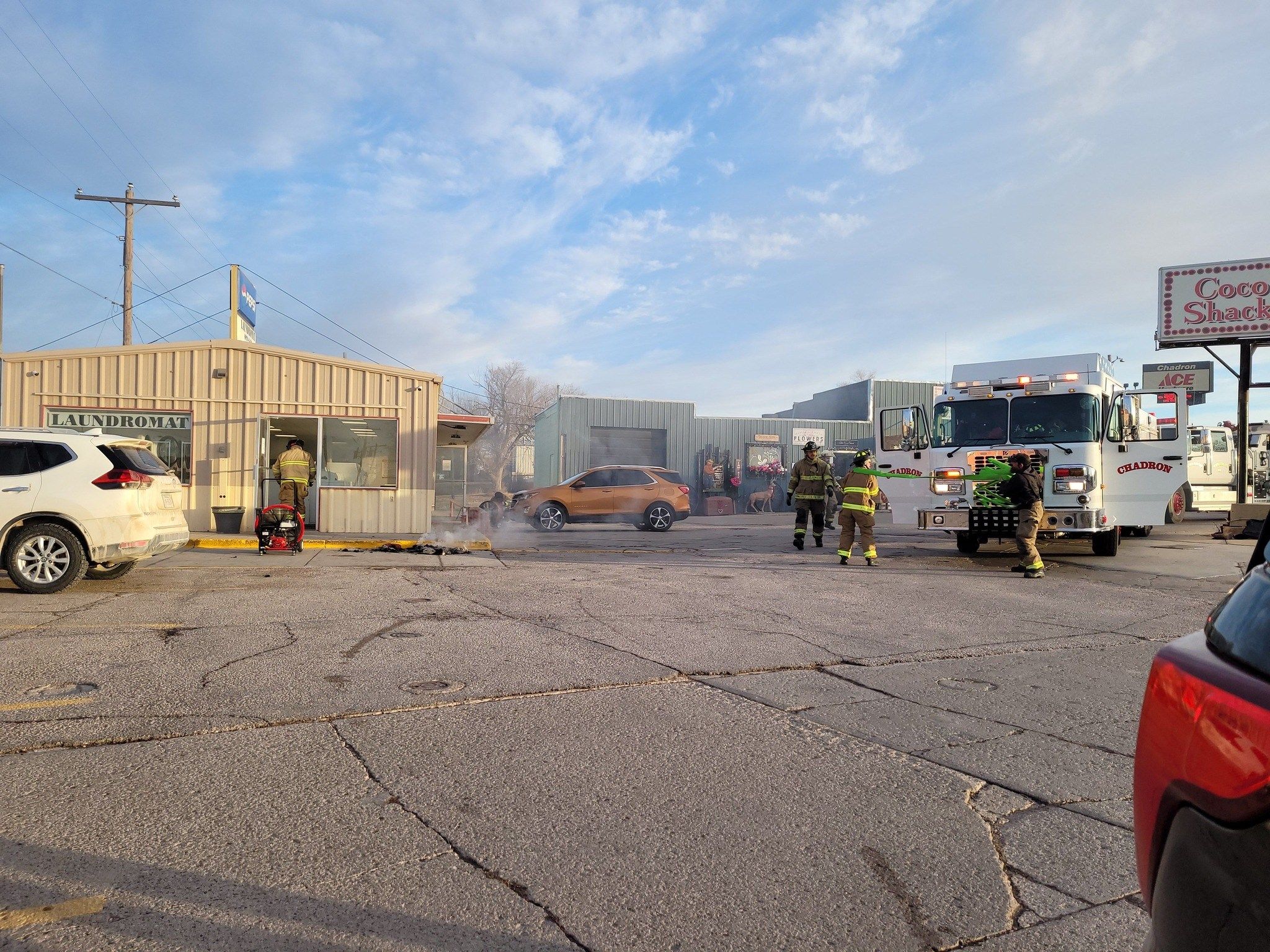 Fire quickly contained at Chadron laundromat