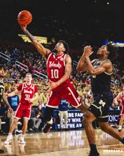 No. 5 Nebraska's run of 24 wins in a row is over. It was the nation's longest streak since 2014-15