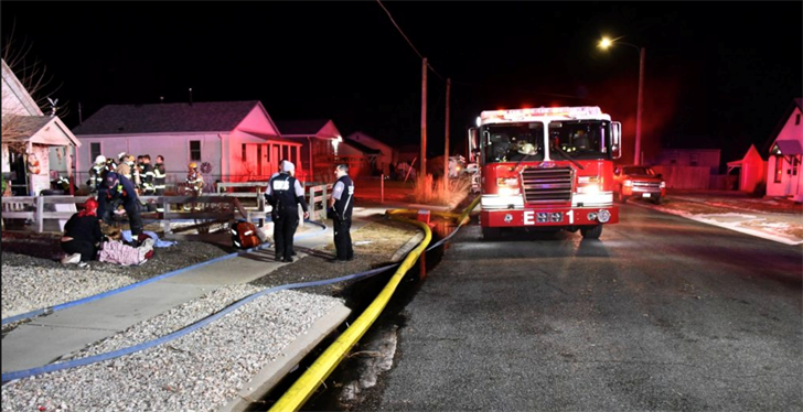 Scottsbluff Fire units responded to a structure fire at 6:30 p.m. Tuesday.