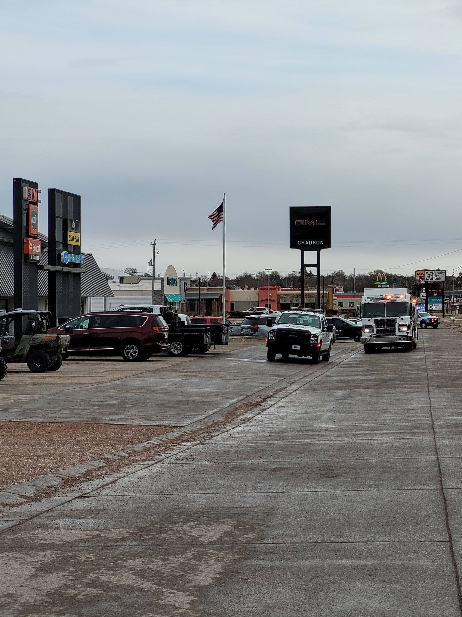 Possible gas leak prompts evacuation at Chadron Motor Company